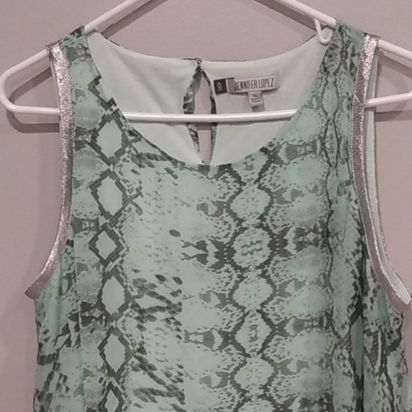 Jennifer Lopez Double Camisole High -Low Top - Picture 2 of 6